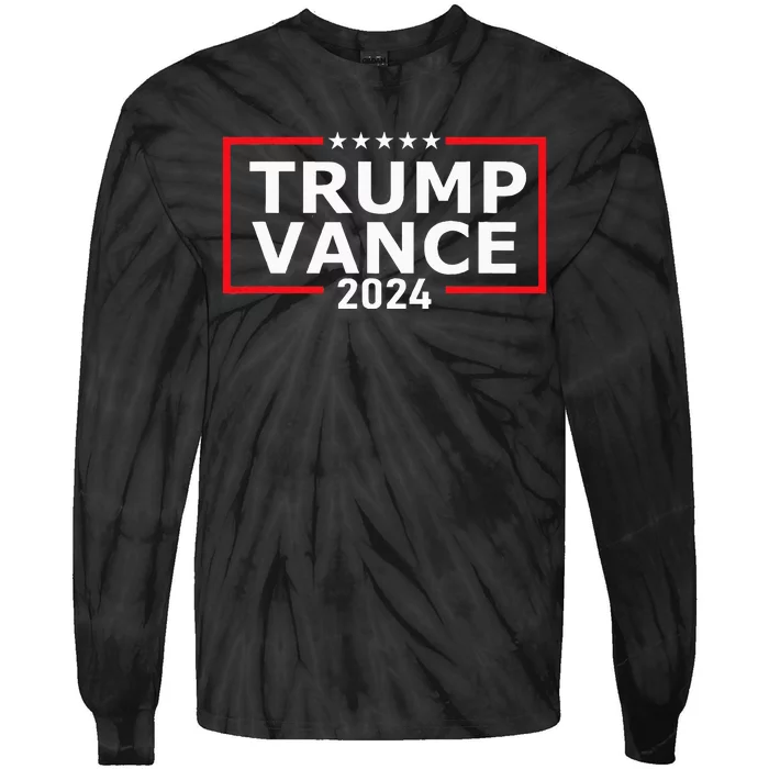 Trump Vance 2024 Election Campaign President Tie-Dye Long Sleeve Shirt