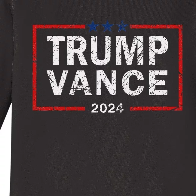 Trump Vance 2024 America Election Campaign Baby Long Sleeve Bodysuit