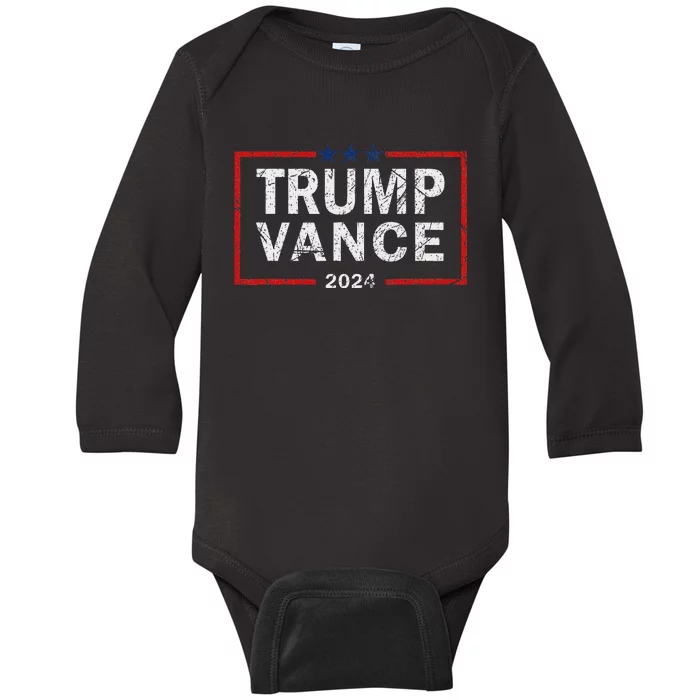 Trump Vance 2024 America Election Campaign Baby Long Sleeve Bodysuit