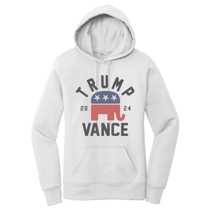 Trump Vance 2024 President Trump Supporter Women's Pullover Hoodie