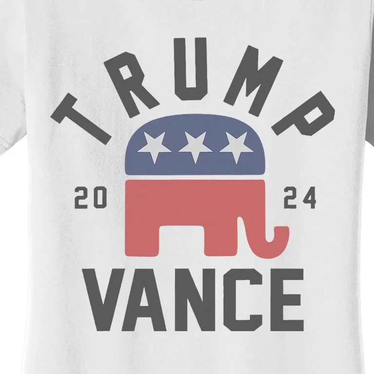 Trump Vance 2024 President Trump Supporter Women's T-Shirt