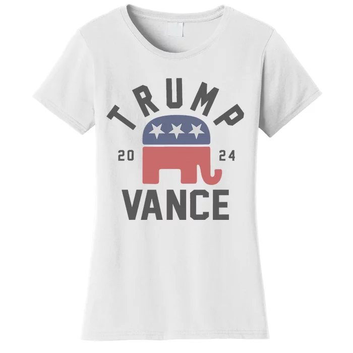 Trump Vance 2024 President Trump Supporter Women's T-Shirt