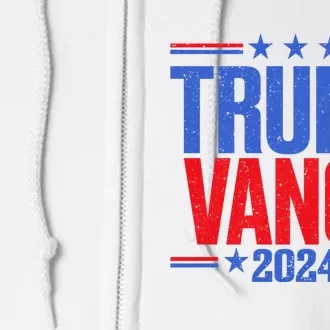 Trump Vance 2024 Election Im Voting For The Felon And The Hillbilly Full Zip Hoodie