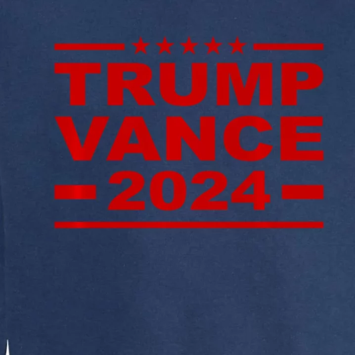 Trump Vance 2024 For President Vp Usa Election Patriotic Garment-Dyed Sweatshirt