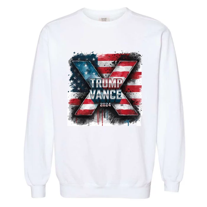 Trump Vance 2024 X Design Garment-Dyed Sweatshirt