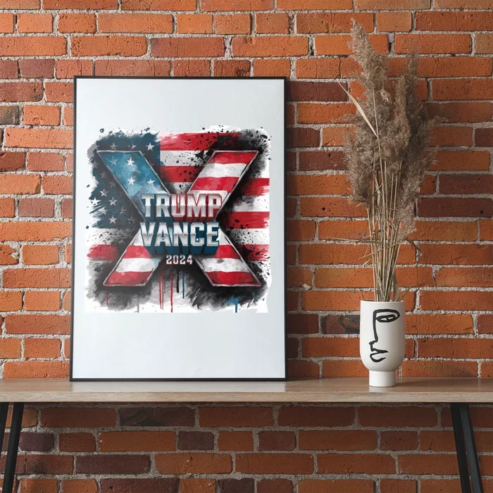 Trump Vance 2024 X Design Poster