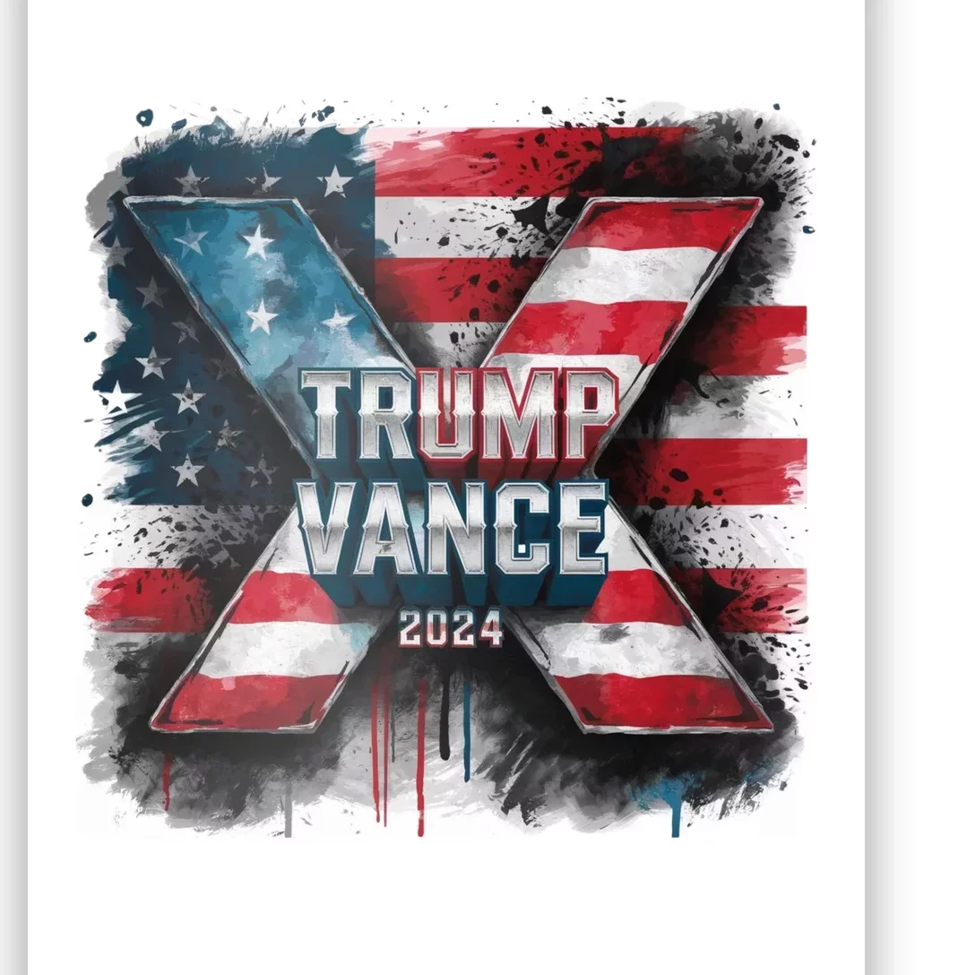 Trump Vance 2024 X Design Poster