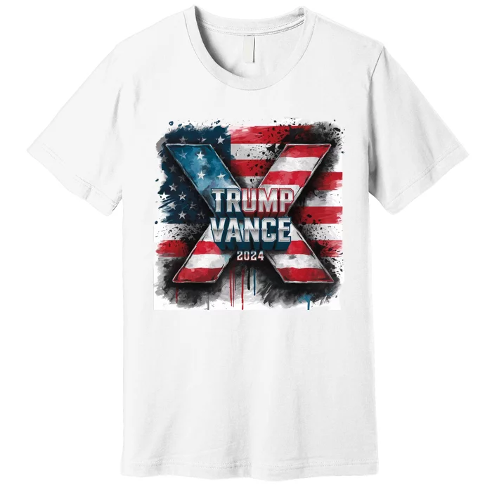 Trump Vance 2024 X Design Premium T-Shirt