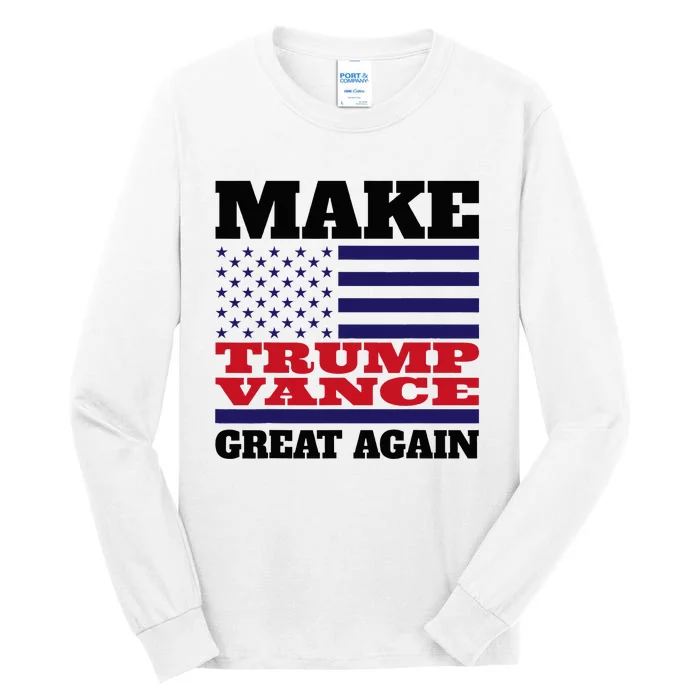 Trump Vance 2024 Tall Long Sleeve T-Shirt