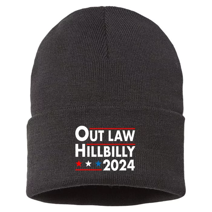 Trump Vance 2024 Outlaw Hillbilly Sustainable Knit Beanie