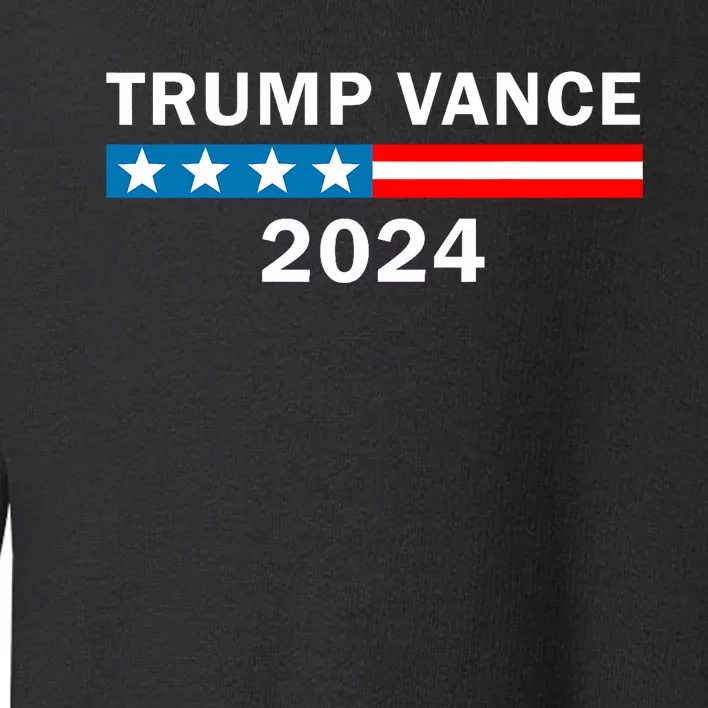 Trump Vance 2024 For President Vp Usa Republican Election Toddler Sweatshirt