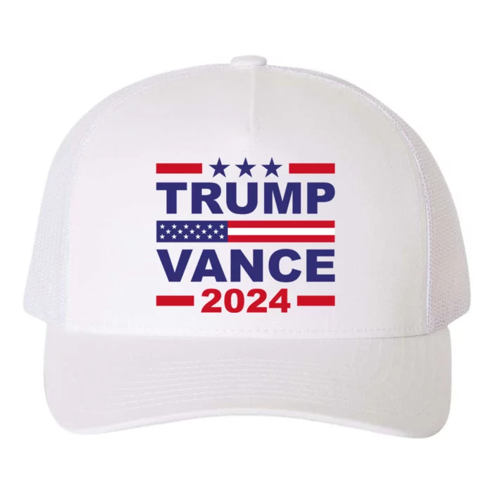 Trump Vance 2024 For President Vp Usa Election Patriotic Yupoong Adult 5-Panel Trucker Hat