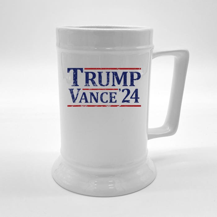 Trump Vance 24 Vintage 2024 Front & Back Beer Stein