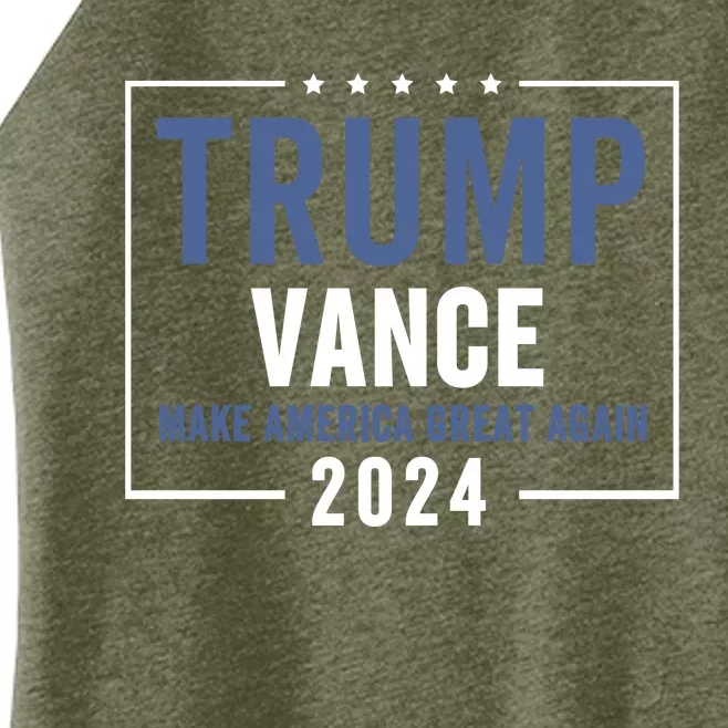 Trump Vance 2024 Election Donald Trump Jd Vance 2024 Women’s Perfect Tri Rocker Tank