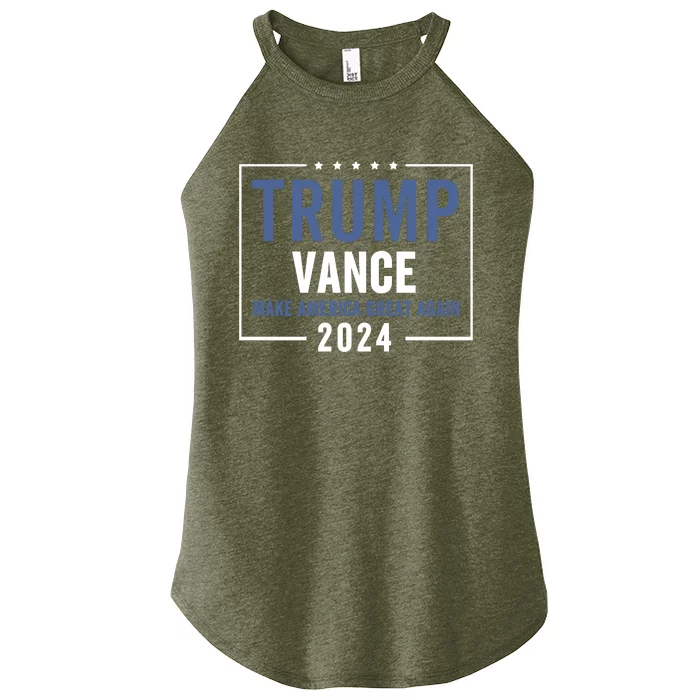 Trump Vance 2024 Election Donald Trump Jd Vance 2024 Women’s Perfect Tri Rocker Tank