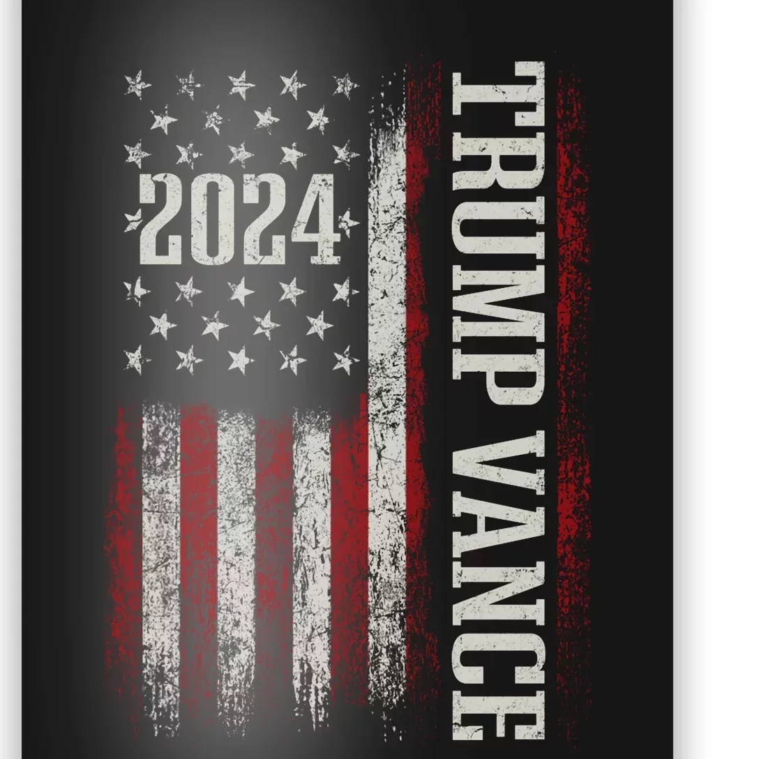 Trump Vance 2024 President Trump Supporter Re Election Poster