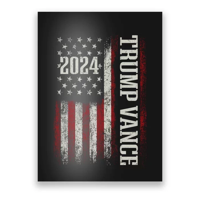 Trump Vance 2024 President Trump Supporter Re Election Poster