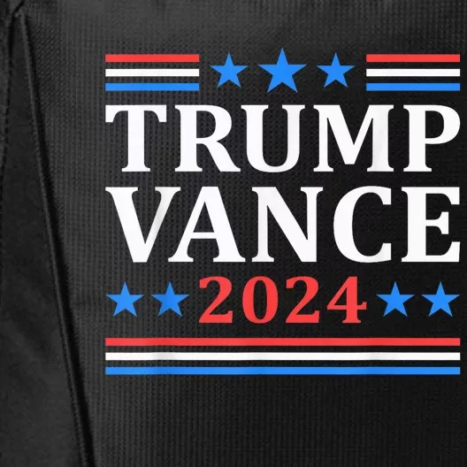 Trump Vance 2024 For President Vp Usa Election Patriotic Rally Pa City Backpack