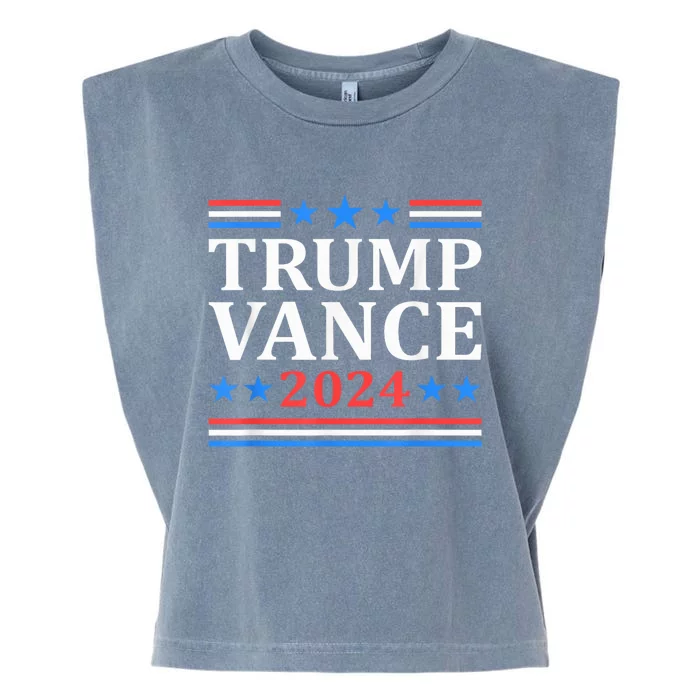 Trump Vance 2024 For President Vp Usa Election Patriotic Rally Pa Garment-Dyed Women's Muscle Tee