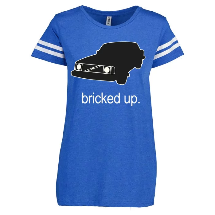 The Volvo 240 Subreddit Bricked Up Car Enza Ladies Jersey Football T-Shirt