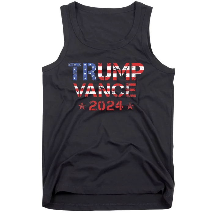 Trump Vance 2024 Vintage Patriotic Tank Top