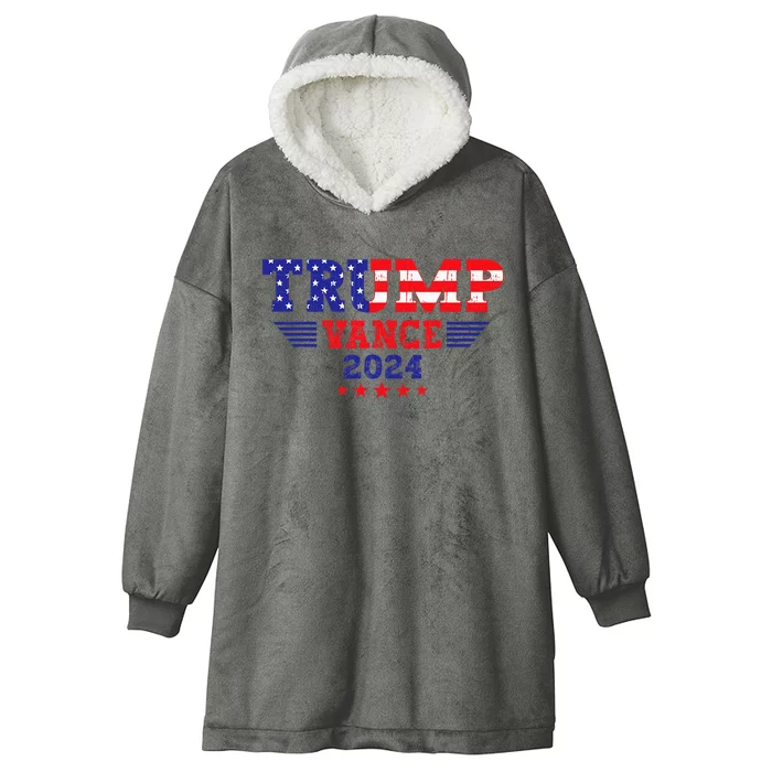 Trump Vance 2024 Vice President Vp Trump 2024 Election Hooded Wearable Blanket