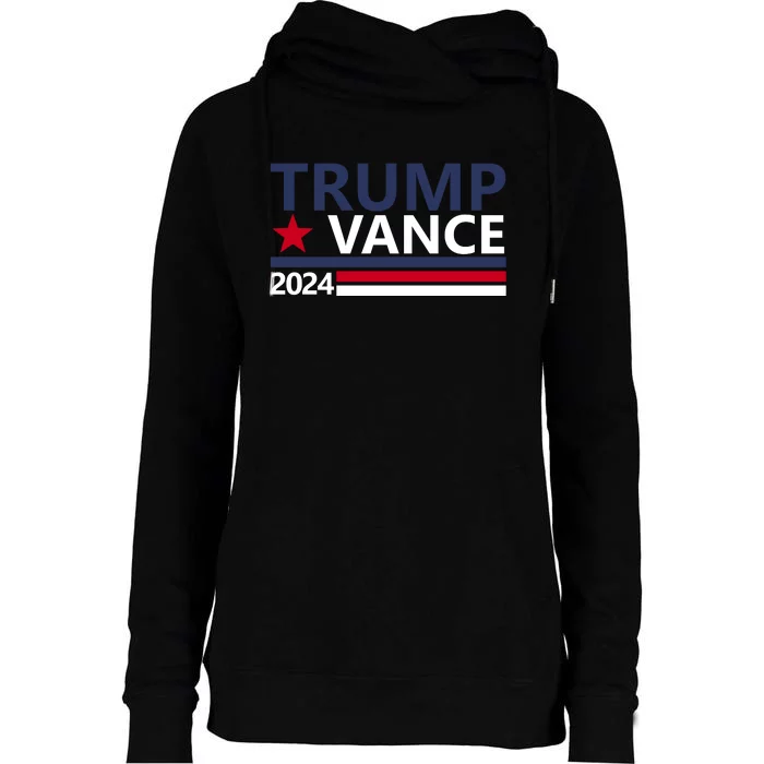 Trump Vance 2024 Womens Funnel Neck Pullover Hood