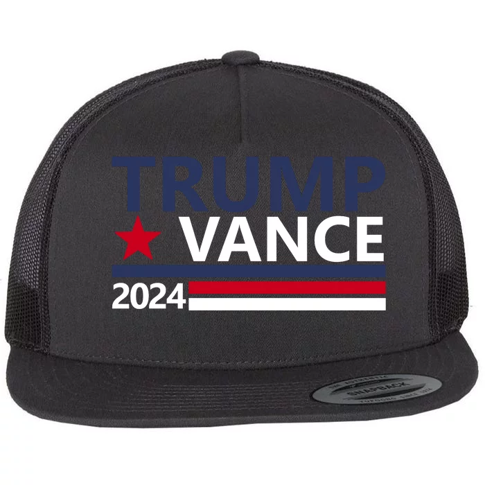 Trump Vance 2024 Flat Bill Trucker Hat