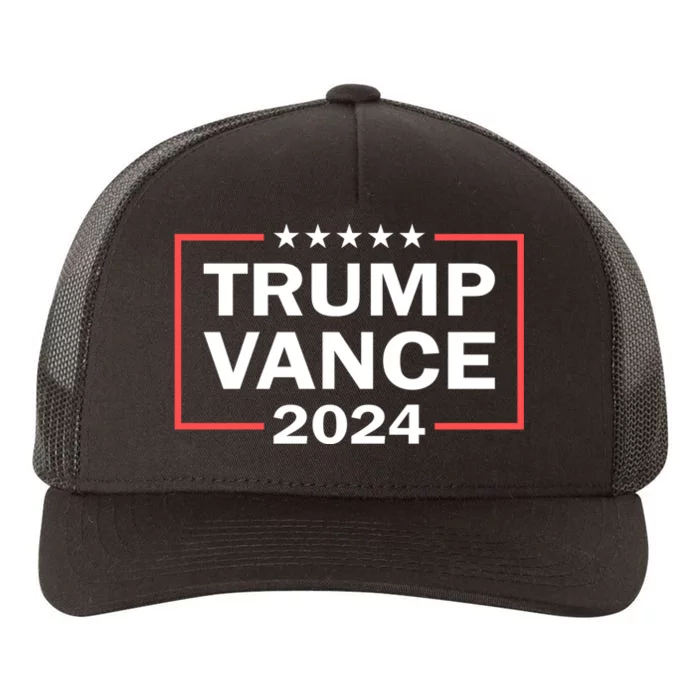 Trump Vance 2024 For President Vp Usa Election Patriotic Yupoong Adult 5-Panel Trucker Hat