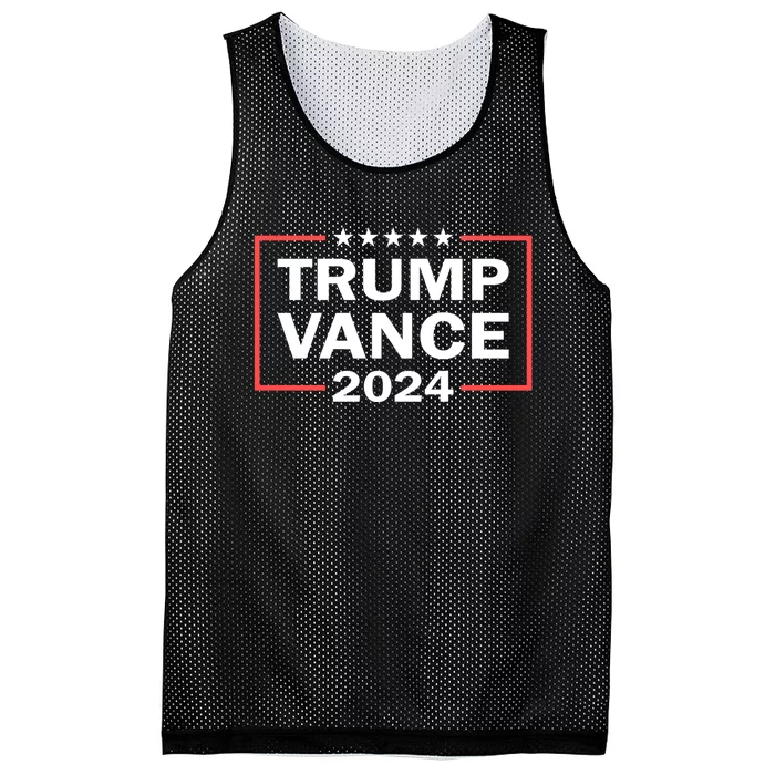 Trump Vance 2024 For President Vp Usa Election Patriotic Mesh Reversible Basketball Jersey Tank