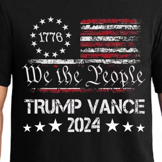 Trump Vance 2024 President Trump Supporter Re Election Pajama Set