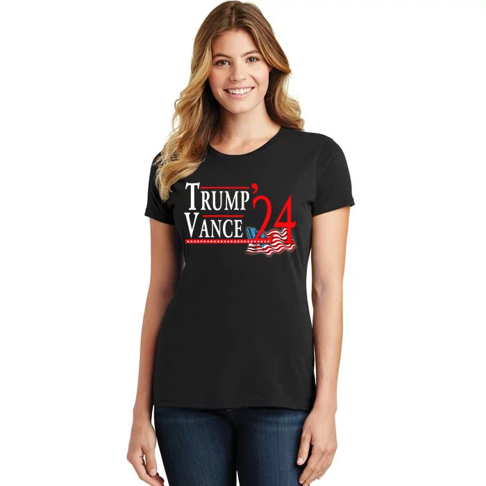 Trump Vance 2024 President Trump Supporter Pro Trump Women's T-Shirt