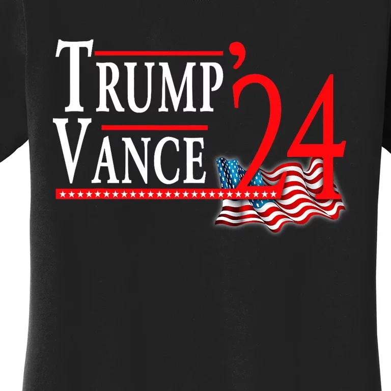 Trump Vance 2024 President Trump Supporter Pro Trump Women's T-Shirt