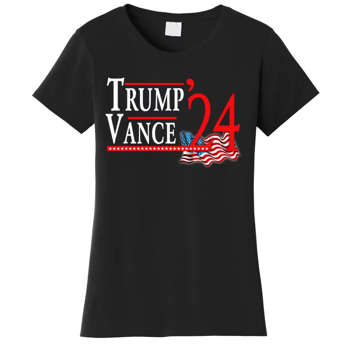 Trump Vance 2024 President Trump Supporter Pro Trump Women's T-Shirt