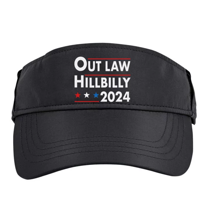 Trump Vance 2024 Outlaw Hillbilly Adult Drive Performance Visor