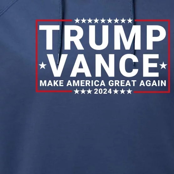 Trump Vance 2024 Republican Vp Presidential Election Performance Fleece Hoodie