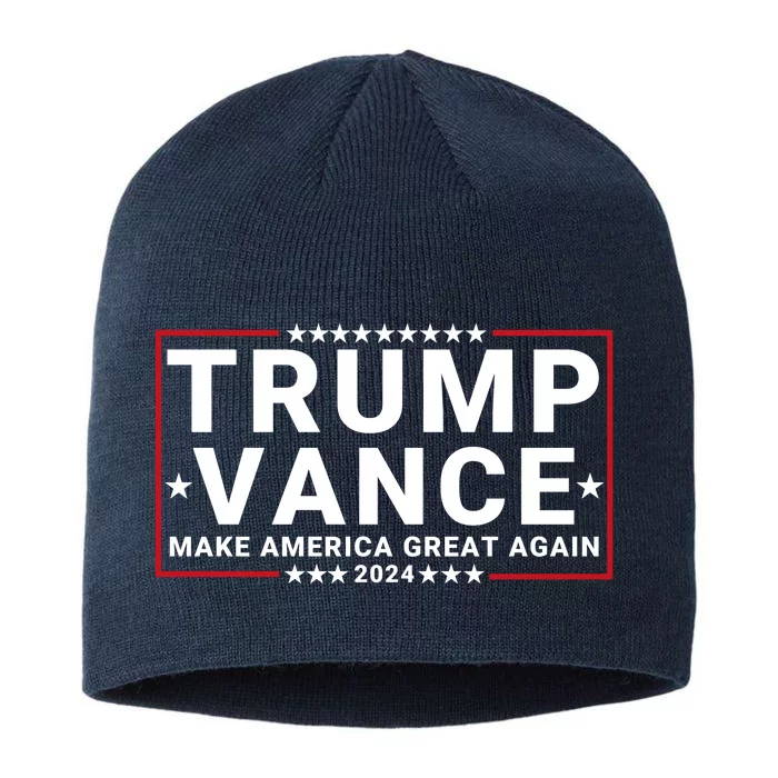 Trump Vance 2024 Republican Vp Presidential Election 8 1/2in Sustainable Knit Beanie