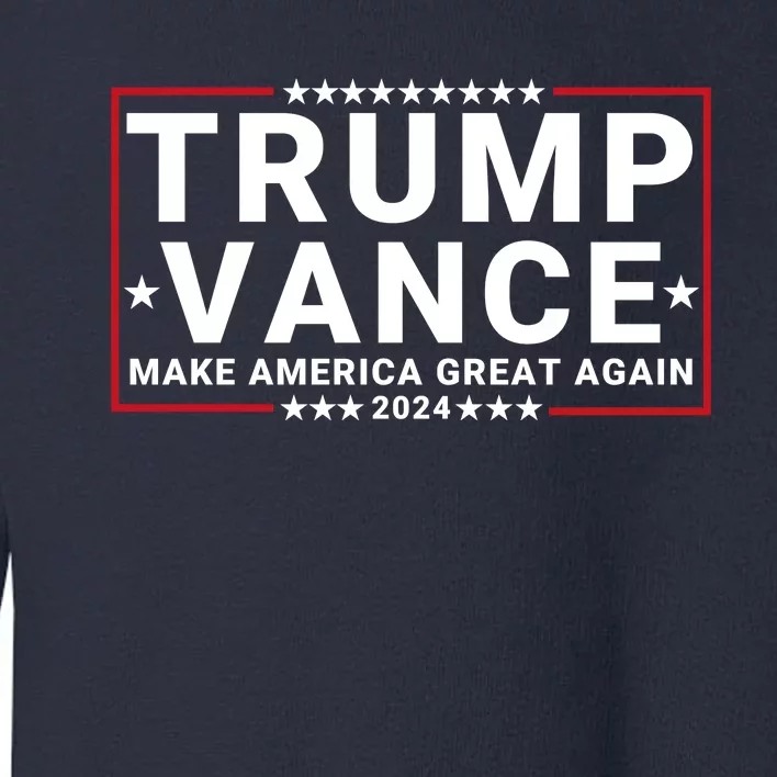 Trump Vance 2024 Republican Vp Presidential Election Toddler Sweatshirt