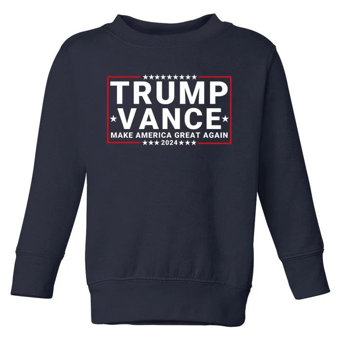 Trump Vance 2024 Republican Vp Presidential Election Toddler Sweatshirt