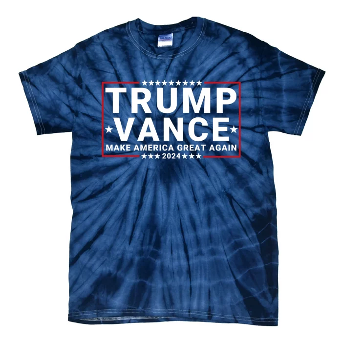 Trump Vance 2024 Republican Vp Presidential Election Tie-Dye T-Shirt