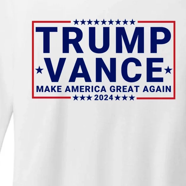 Trump Vance 2024 Republican Vp Presidential Election Womens CVC Long Sleeve Shirt