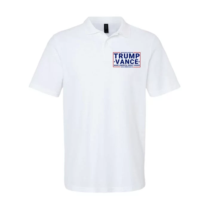 Trump Vance 2024 Republican Vp Presidential Election Softstyle Adult Sport Polo