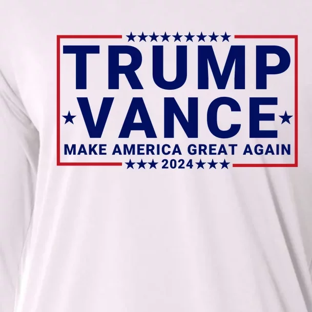 Trump Vance 2024 Republican Vp Presidential Election Cooling Performance Long Sleeve Crew