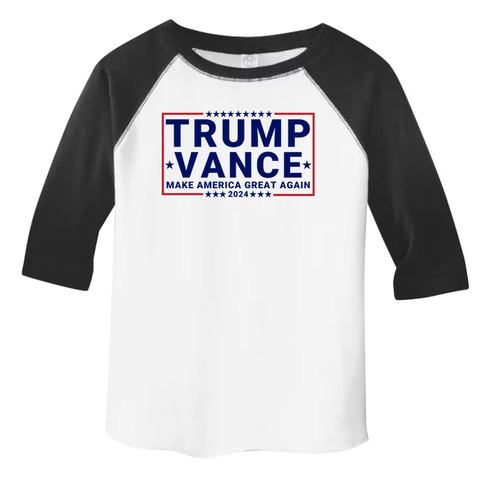 Trump Vance 2024 Republican Vp Presidential Election Toddler Fine Jersey T-Shirt