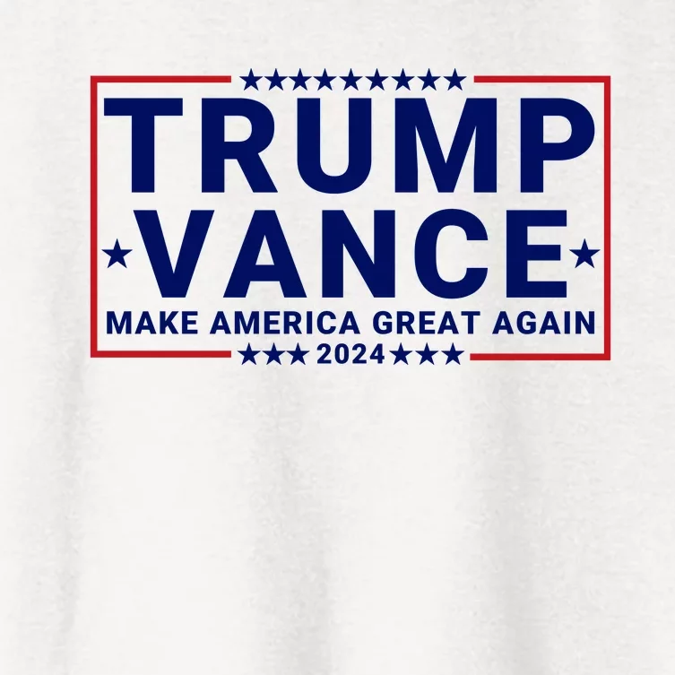 Trump Vance 2024 Republican Vp Presidential Election Women's Crop Top Tee