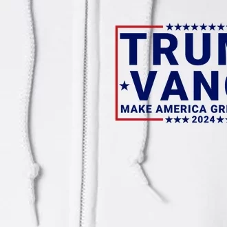 Trump Vance 2024 Republican Vp Presidential Election Full Zip Hoodie