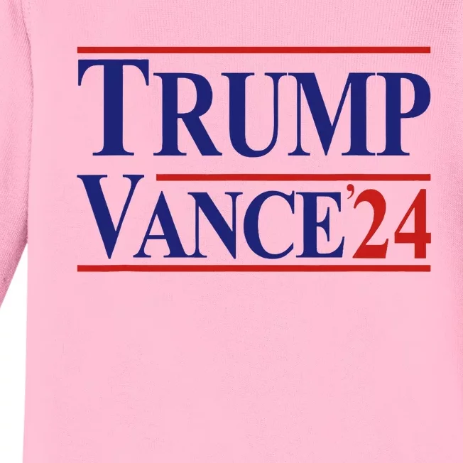 Trump Vance 24 Baby Long Sleeve Bodysuit