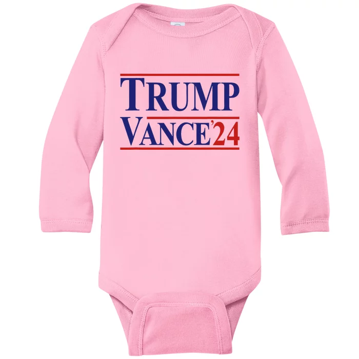 Trump Vance 24 Baby Long Sleeve Bodysuit