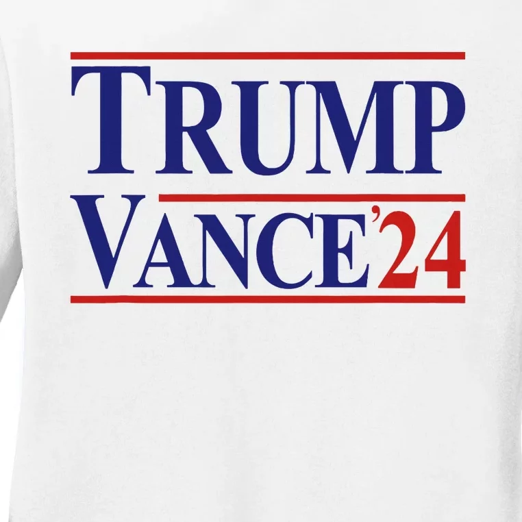 Trump Vance 24 Ladies Long Sleeve Shirt