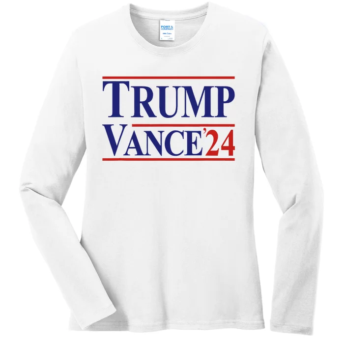 Trump Vance 24 Ladies Long Sleeve Shirt